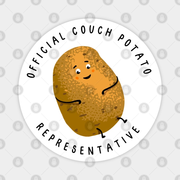 Official Couch Potato Representative Magnet by Project Charlie